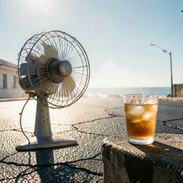 Copertina della canzone Che Calore! (Afa e Mare)