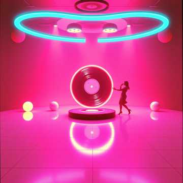 Capa da música dont stop the music