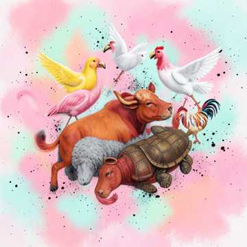 Cover of the song Fiesta en la granja