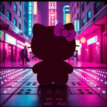 Cover des Liedes hello kitty