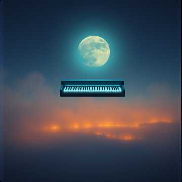 歌曲的封面心靈鋼琴音樂