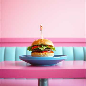 Cover of the song Hamburger az asztalon