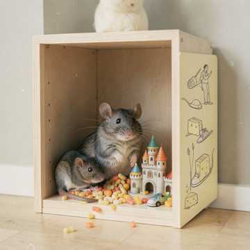 Cover of the song Серая мышка и я