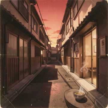Copertina della canzone 昭和の夕焼け