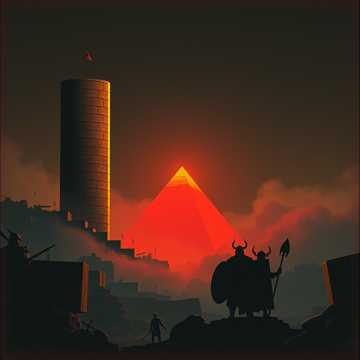 A dal borítója Die letzte Kriegerin (Die Blut Pyramide) Heavy Metal