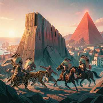 Cover av låten Die letzte Kriegerin (Die Blut Pyramide) Neapolitan II