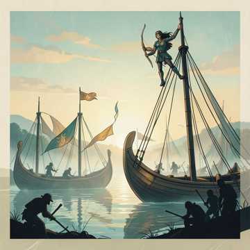 Cover van het nummer Die letzte Kriegerin (Die Gold Piraten) Teil 4 VI