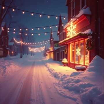 Capa da música Holiday Lights Are Shining