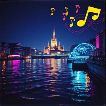 Bìa bài hát Über den Rhein in der Nacht