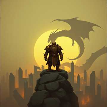 Portada de la canción bromdin e il drago