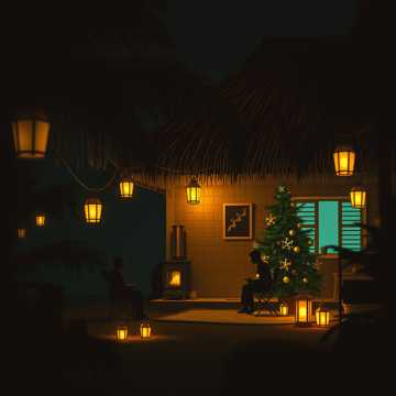 Cover av låten Natal Di Rumah Beta