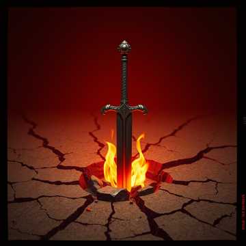 Cover van het nummer Прах и Сталь (Одинокий Воин)
